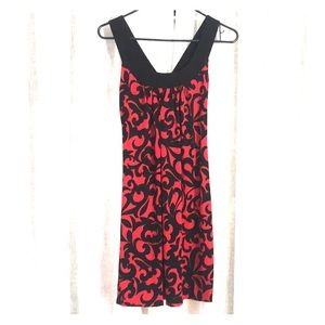 INC red black dress small